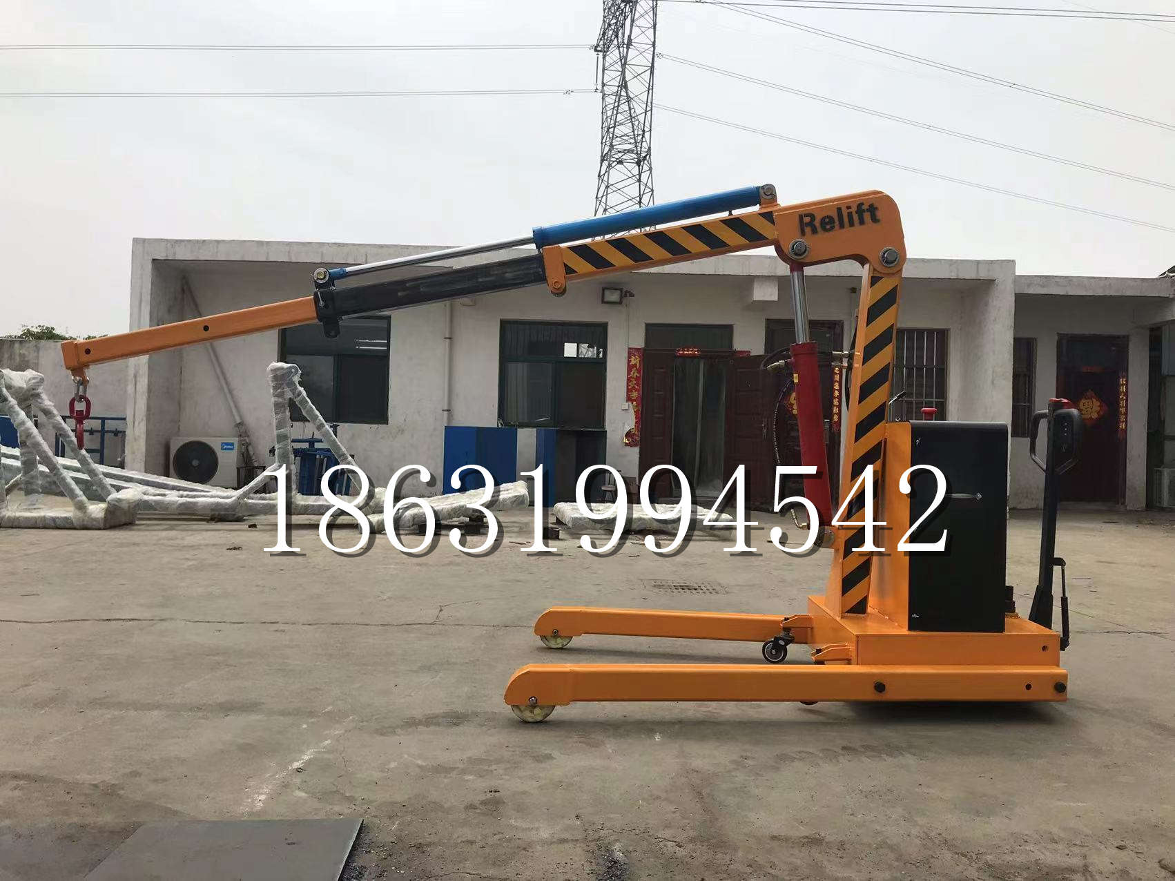 巴林左旗久征定做3吨三轮随车吊 农用园林绿化移树吊 平板工程用小吊机